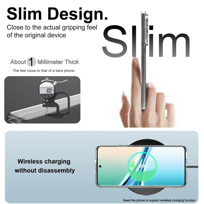 IMAK UX-5 Series For Xiaomi Redmi Note 15 5G (Global) Transparent TPU Phone Case Protective Phone Cover