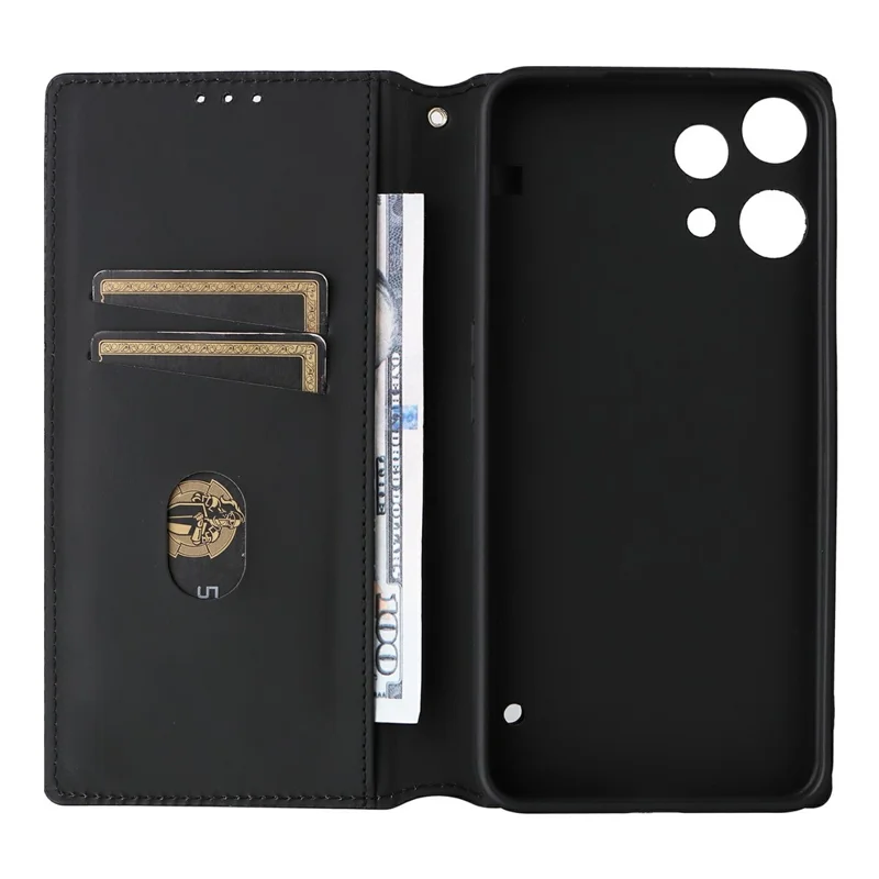 For Nothing Phone (3a) Lite 5G Case Wallet Rhombus Imprinted PU Leather Phone Cover - Silver