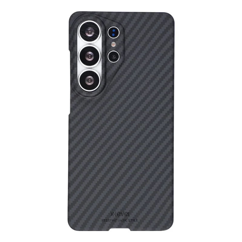 X-LEVEL для Samsung Galaxy S26 Ultra магнитный чехол с текстурой углеродного волокна, ультратонкий поликарбонатный жесткий чехол для телефона