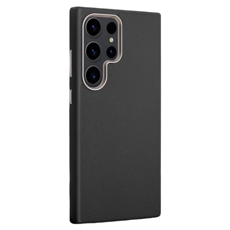 X-LEVEL для Samsung Galaxy S26 Ultra магнитный чехол из искусственной кожи PU и прочного поликарбоната - черный