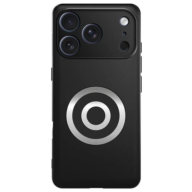 For iPhone 17 Pro Case Graphene + Brass Heat Dissipation Silicone PC Phone Cover Support Magnetic Car Mount