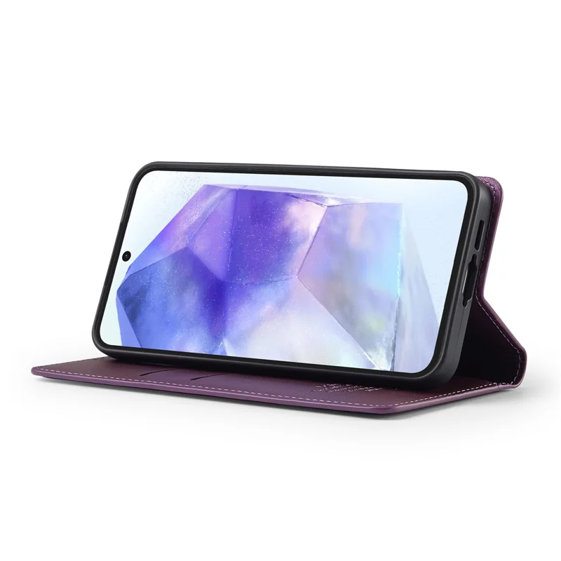 LC.IMEEKE Série L1 pour étui Samsung Galaxy S26+ en cuir PU étui portefeuille support housse de protection - Violet