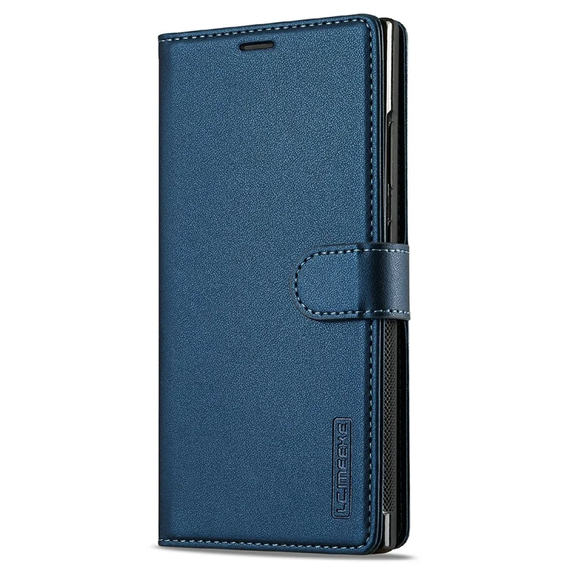 LC.IMEEKE L2 Series for Samsung Galaxy S26 Ultra Case PU Leather Wallet Detachable Magnetic Phone Cover - Blue