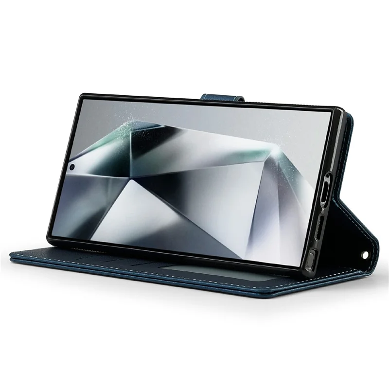 LC.IMEEKE L2 Series for Samsung Galaxy S26 Ultra Case PU Leather Wallet Detachable Magnetic Phone Cover - Blue