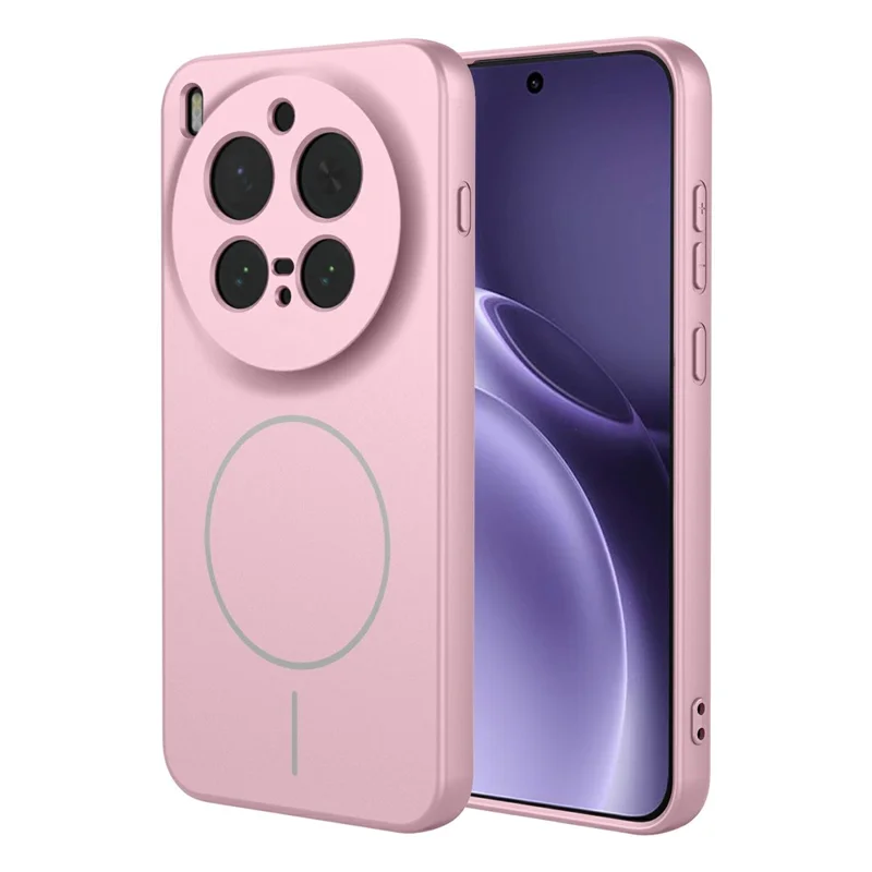 Bulk Purchasing For vivo X300 Pro 5G Magnetic Case Soft TPU Phone Back Cover - Pink