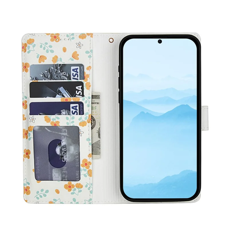 For Xiaomi Redmi Note 15 Pro 4G (Global) Wallet Case Rhombic Floral Design Leather Flip Phone Cover with Strap - A3