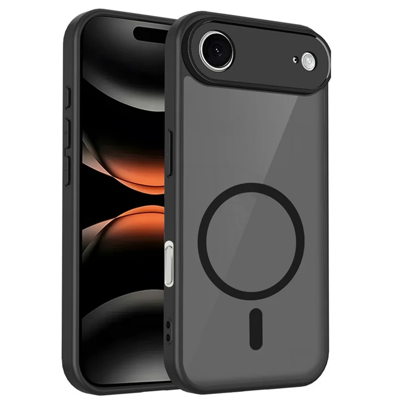 Магнитный прозрачный чехол для iPhone 17 Air с матовой текстурой, PC + TPU, защита от падений