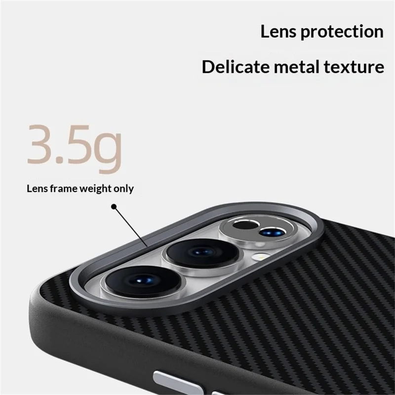 ABEEL For Honor 500 5G Magnetic Case Carbon Fiber Texture TPU PC PU Phone Back Cover - Black  /  Purple