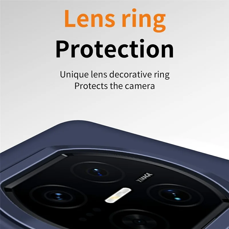 For Huawei Mate X7 Case Kickstand Wristband PC Phone Cover with Tempered Glass Film - Pink