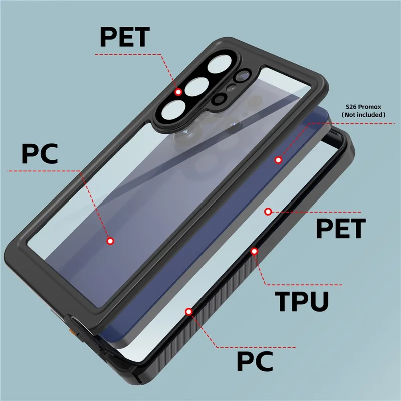 REDPEPPER FS Series For Samsung Galaxy S26 Ultra Waterproof Case IP68 Shockproof Phone Cover