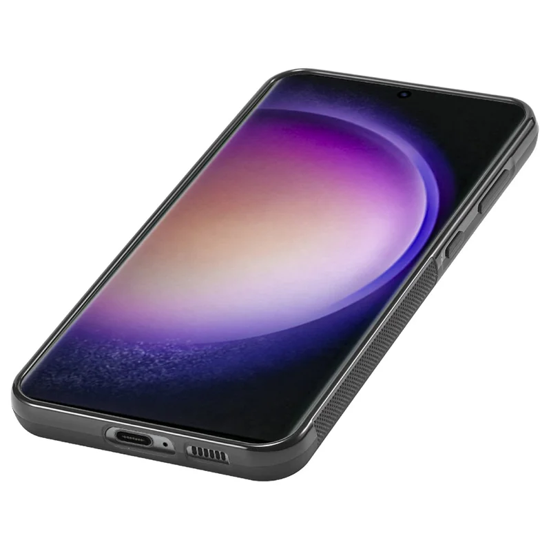 LC.IMEEKE For Samsung Galaxy S26+ Case Carbon Fiber Texture Leather + TPU + EVA Phone Cover