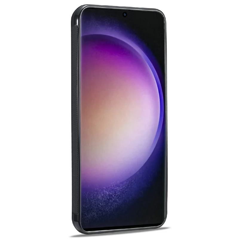 LC.IMEEKE For Samsung Galaxy S26+ Case Carbon Fiber Texture Leather + TPU + EVA Phone Cover