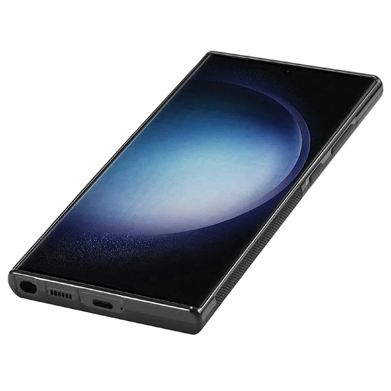 LC.IMEEKE For Samsung Galaxy S26 Ultra Case Carbon Fiber Texture Leather + TPU + EVA Phone Cover