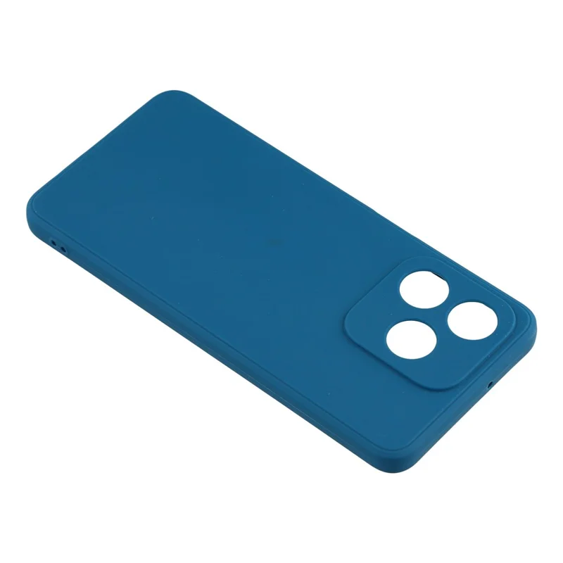 Phone Case For Honor X5c Plus 4G  /  X5c 4G Precise Cutouts Straight Edge TPU Shockproof Phone Cover - Sapphire