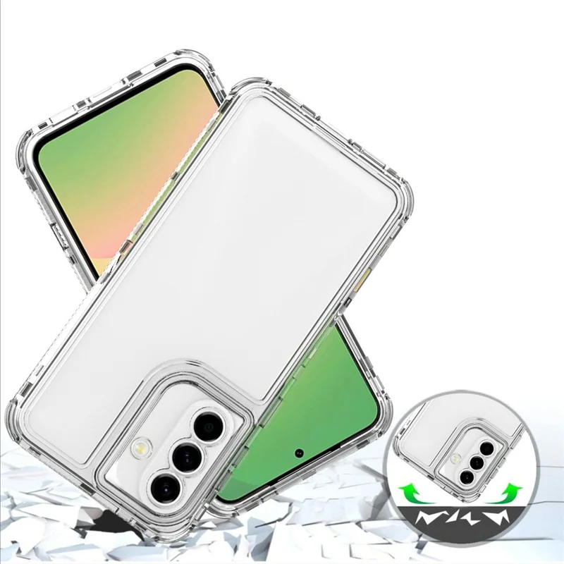 For Samsung Galaxy A57 Clear Case Anti Scratch Acrylic TPU Phone Cover