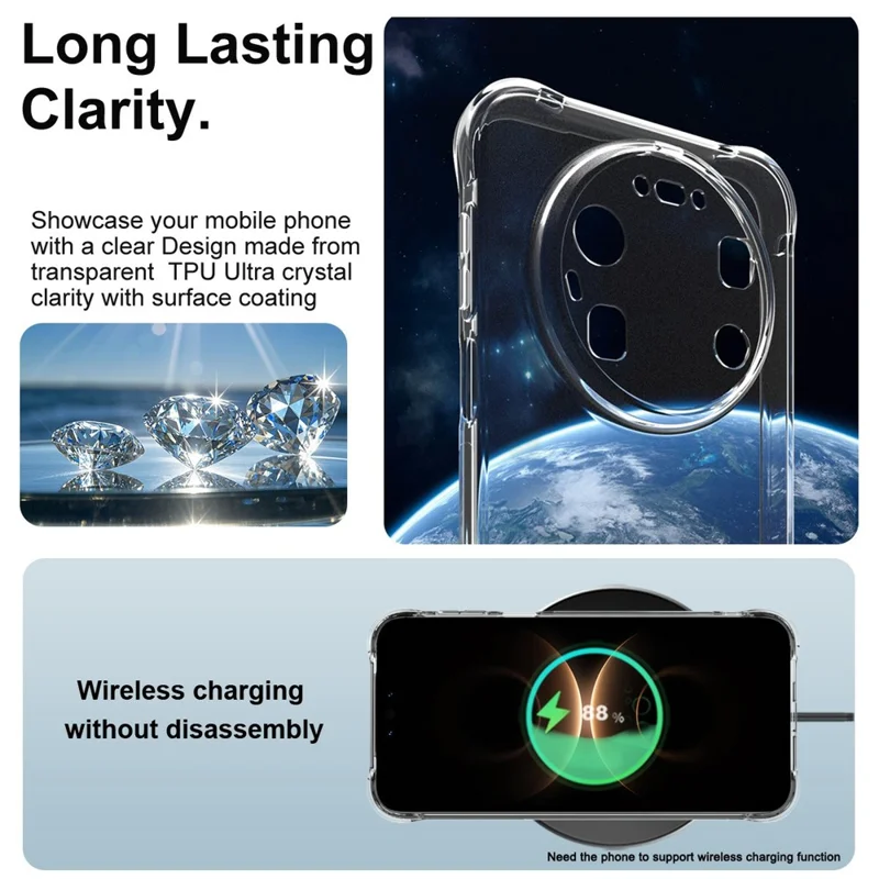 IMAK For Huawei Mate 80 Pro Max Case TPU Phone Cover Airbag Shockproof Protection