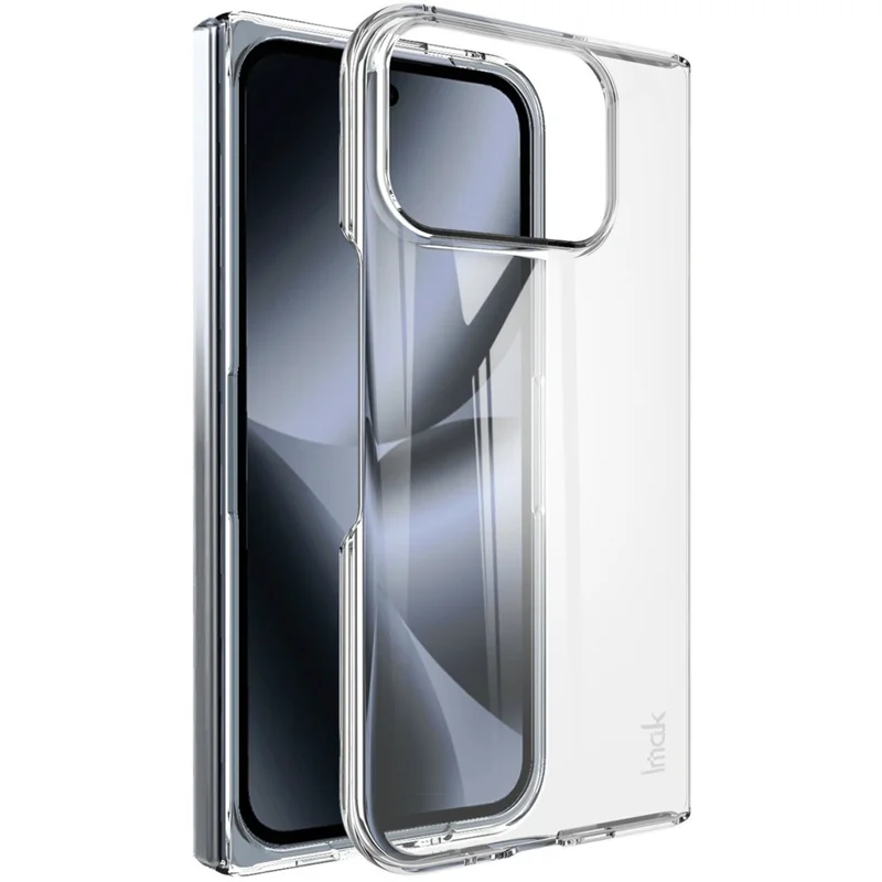 IMAK Crystal Case II Pro for Google Pixel 10 Pro Fold Case Clear PC Phone Cover (Upper Cover + Lower Cover)