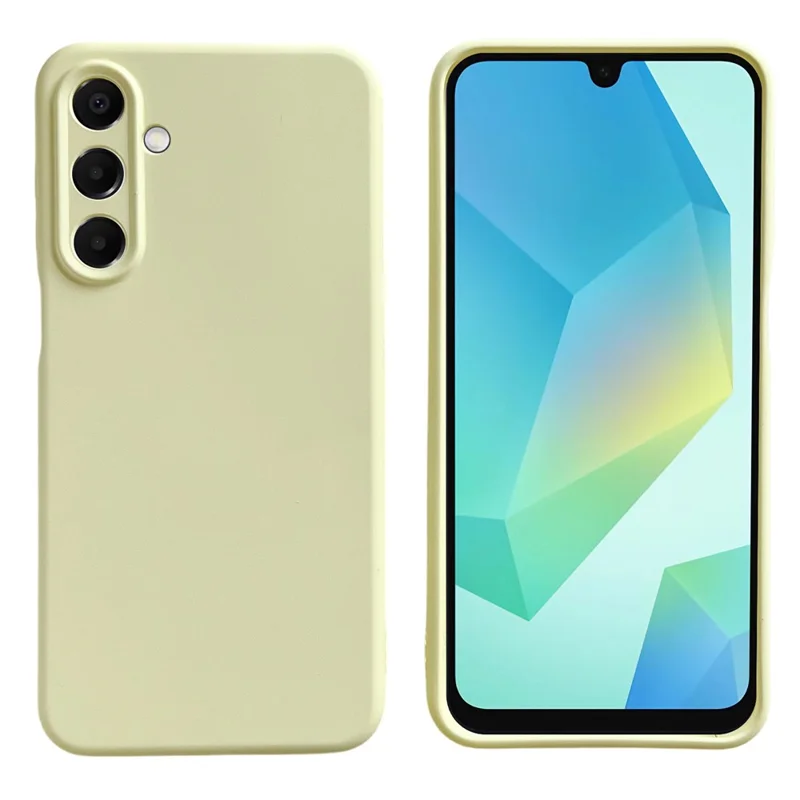 YCADEN For Samsung Galaxy A57 5G Magnetic Case Precise Cutouts TPU Phone Back Cover - Cream Yellow