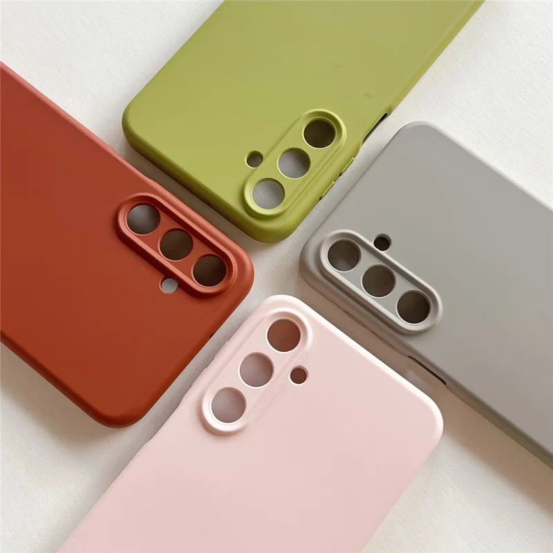 YCADEN For Samsung Galaxy A57 5G Magnetic Case Precise Cutouts TPU Phone Back Cover - Cream Yellow