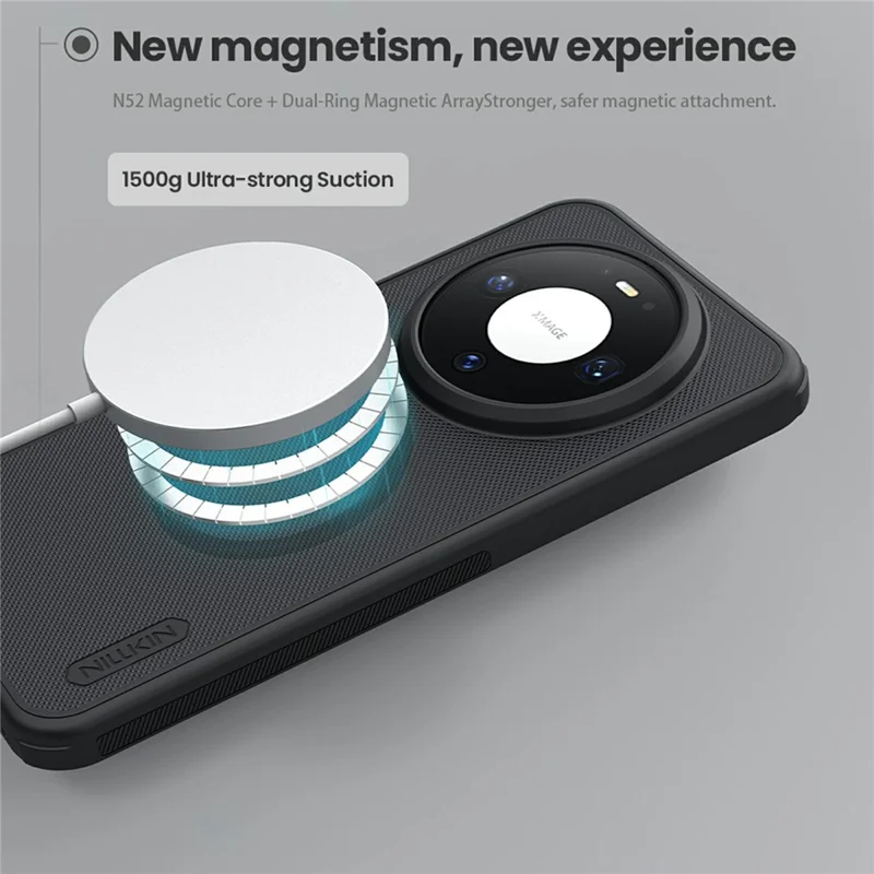 NILLKIN Super Frosted Shield Pro Magnetic Case  for Huawei Mate 80  /  Mate 80 Pro PC + TPU Phone Cover