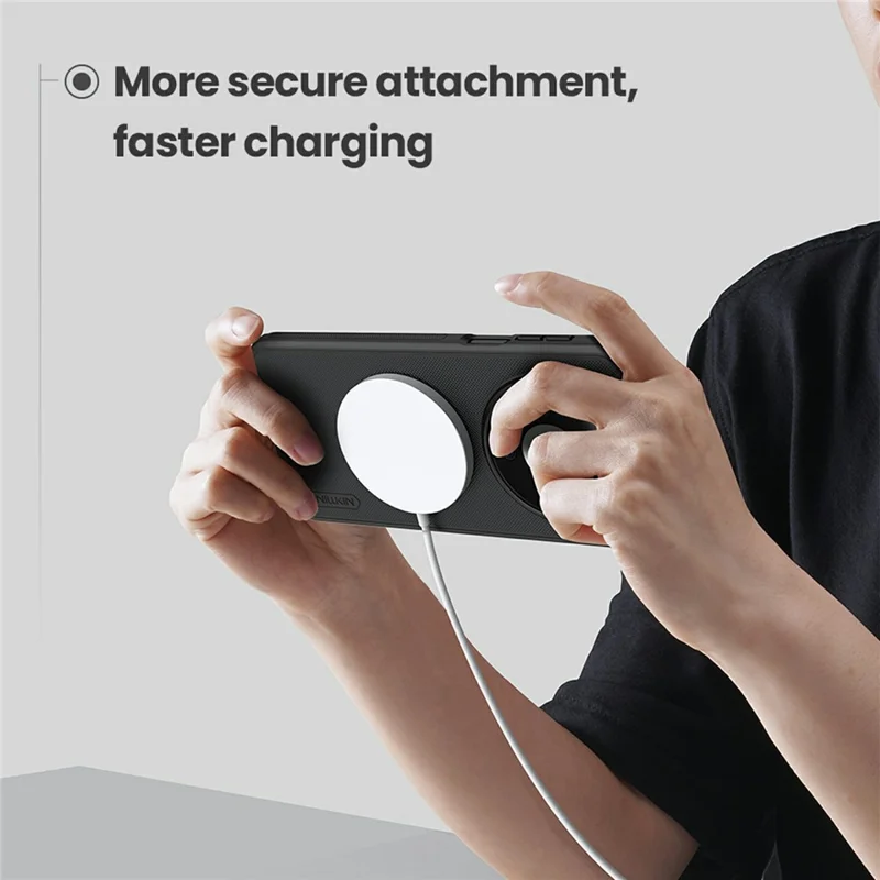 NILLKIN Super Frosted Shield Pro Magnetic Case  for Huawei Mate 80  /  Mate 80 Pro PC + TPU Phone Cover