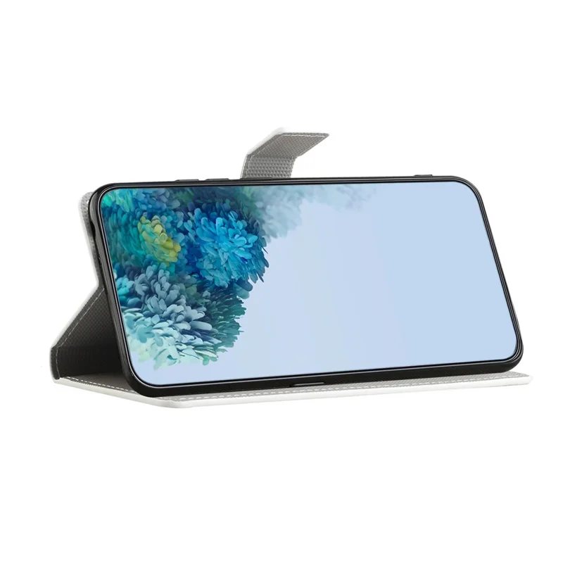 For Samsung Galaxy S26 Case Pattern Print PU Leather Wallet Phone Cover - Black Butterfly