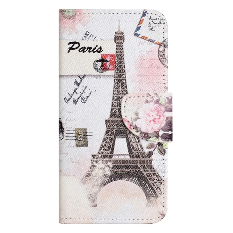For Samsung Galaxy S26 Case Pattern Printing Cross Texture Leather Phone Cover - Tower