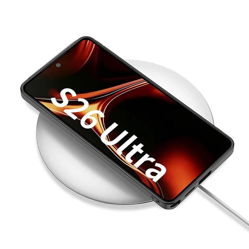 GKK Custodia per Samsung Galaxy S26 Ultra in PU Pelle con Supporto per Schede Staccabile, Supporto KickStand, Cover Posteriore in PC - Arancione Titanio