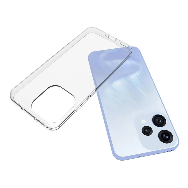 Phone Case For Oppo Reno15 5G (Global)  /  Reno15c 5G (China) Watermark Resistant TPU Clear Phone Back Cover