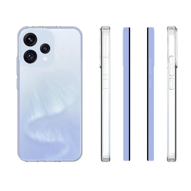 Phone Case For Oppo Reno15 5G (Global)  /  Reno15c 5G (China) Watermark Resistant TPU Clear Phone Back Cover