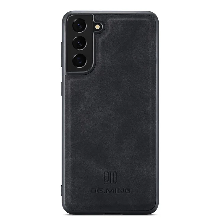 Dg. Ming M1 -serie Für Samsung Galaxy S23 Plus 5G Abnehmbarer Brieftaschenhülle PU -lederbeschichtungsschale Mit Kickstand - Schwarz