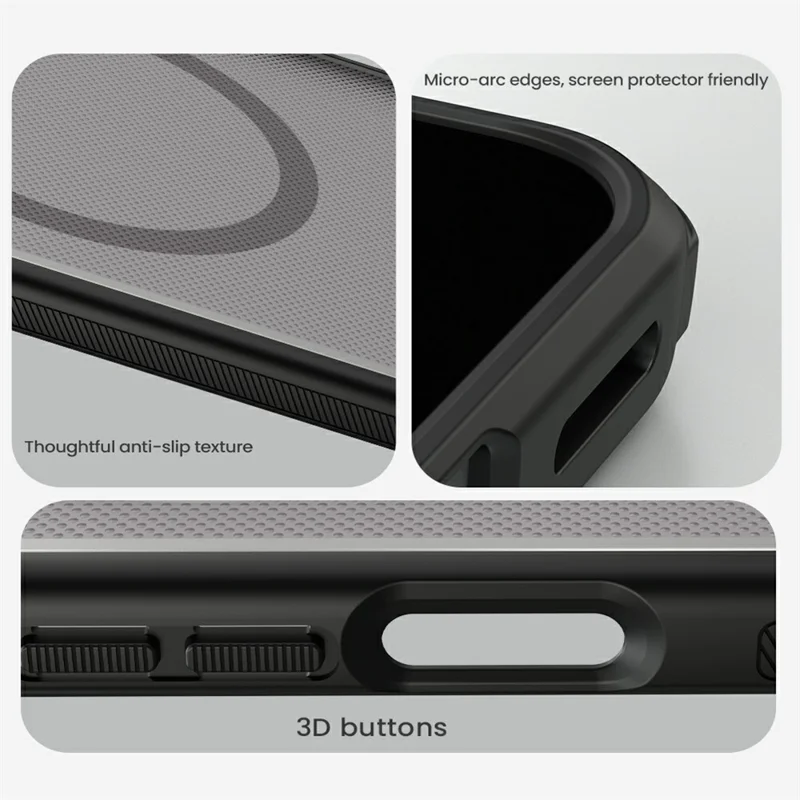 NILLKIN Super Frosted Shield Pro for Huawei Mate 80  /  80 Pro Magnetic Case Matte PC TPU Clear Black Phone Back Cover