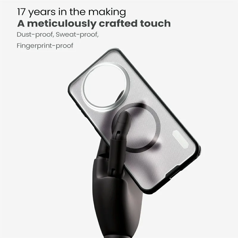 NILLKIN Super Frosted Shield Pro for Huawei Mate 80  /  80 Pro Magnetic Case Matte PC TPU Clear Black Phone Back Cover