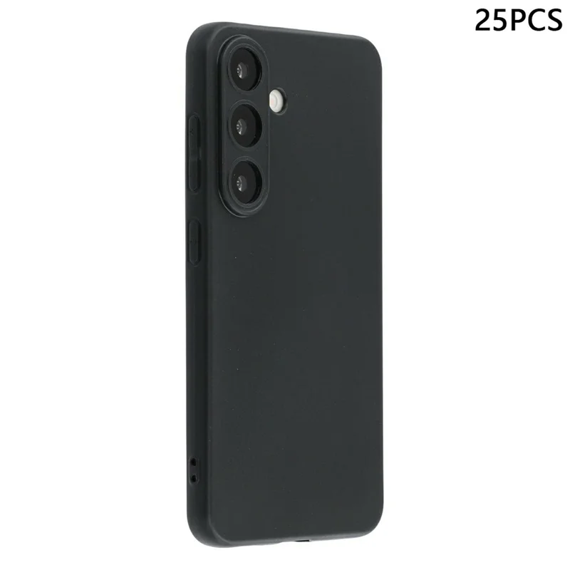 25Pcs For Samsung Galaxy S26 Case 1.2mm TPU Matte Phone Cover - Black