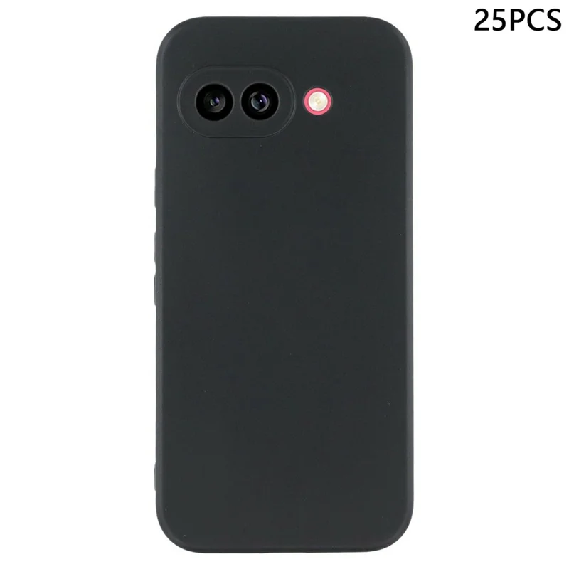 25Pcs For Google Pixel 10a Case 1.2mm TPU Matte Phone Cover - Black