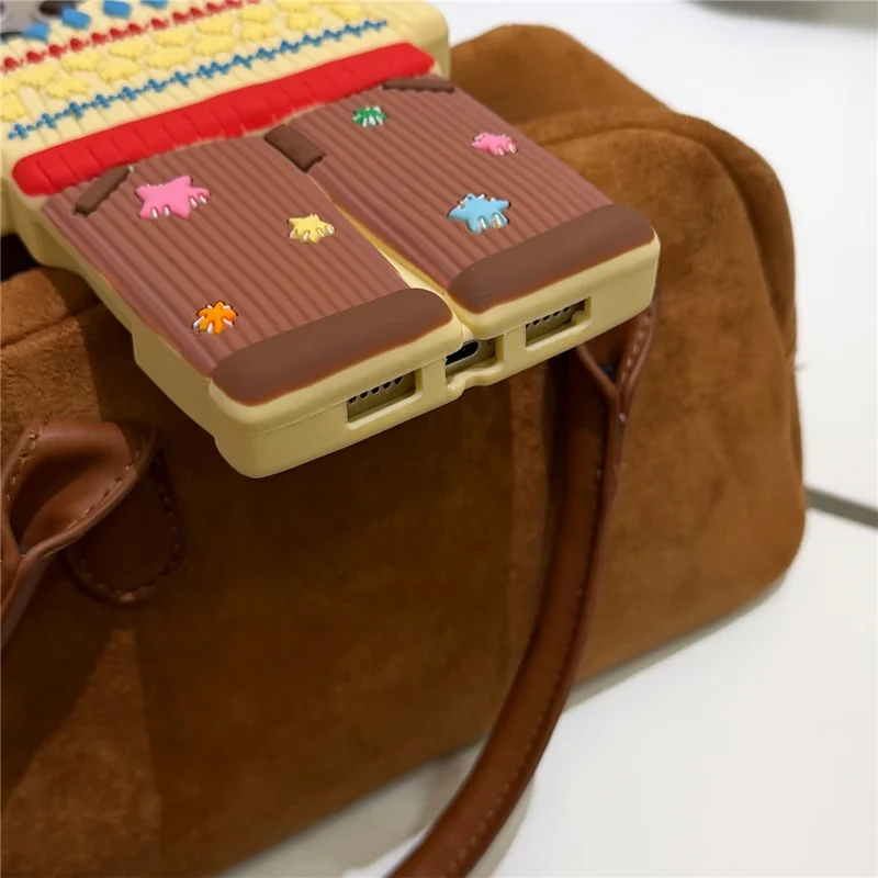 For iPhone 17 Pro Max Case Cute Sweater Design Shockproof Silicone Phone Back Cover