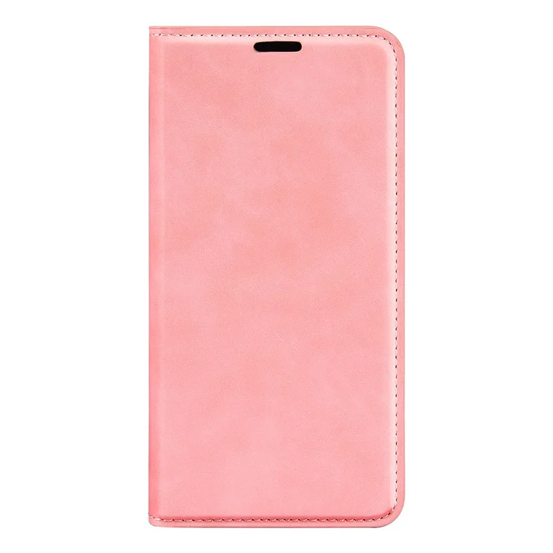 For Samsung Galaxy S26+ Case Skin Touch Leather Wallet Phone Cover - Pink