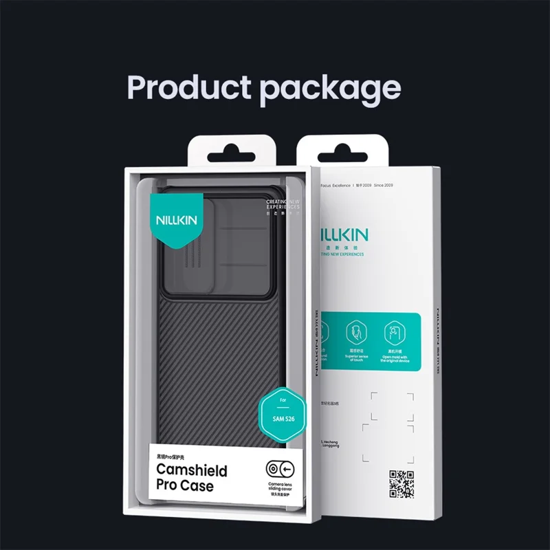 NILLKIN Camshield Pro Series For Samsung Galaxy A37 5G Case TPU + PC Clear Black Phone Cover with Camera Slider