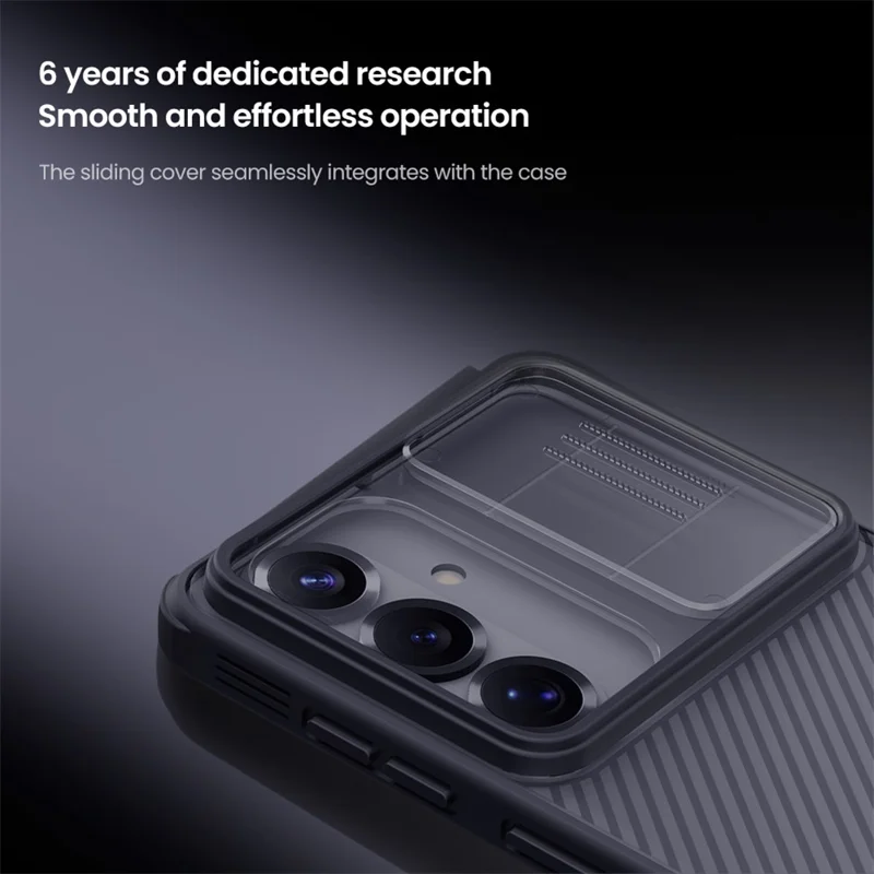 NILLKIN Camshield Pro Series For Samsung Galaxy A37 5G Case TPU + PC Clear Black Phone Cover with Camera Slider