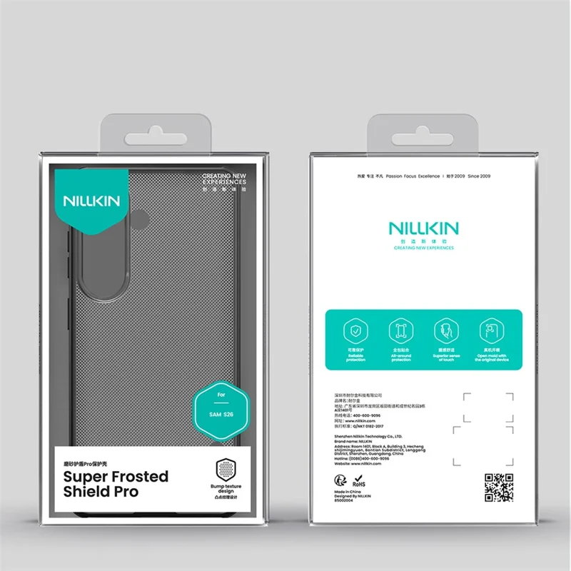 NILLKIN Super Frosted Shield Pro For Samsung Galaxy A37 5G Case Matte PC TPU Clear Black Phone Back Cover