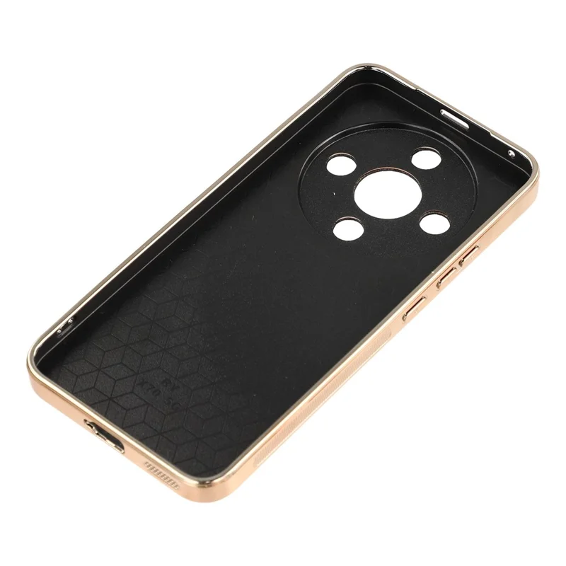 Phone Case For Honor Magic8 Lite 5G  /  X9d 5G  /  X70 5G Anti Scratch Litchi Texture TPU Leather PU Phone Back Cover - Red