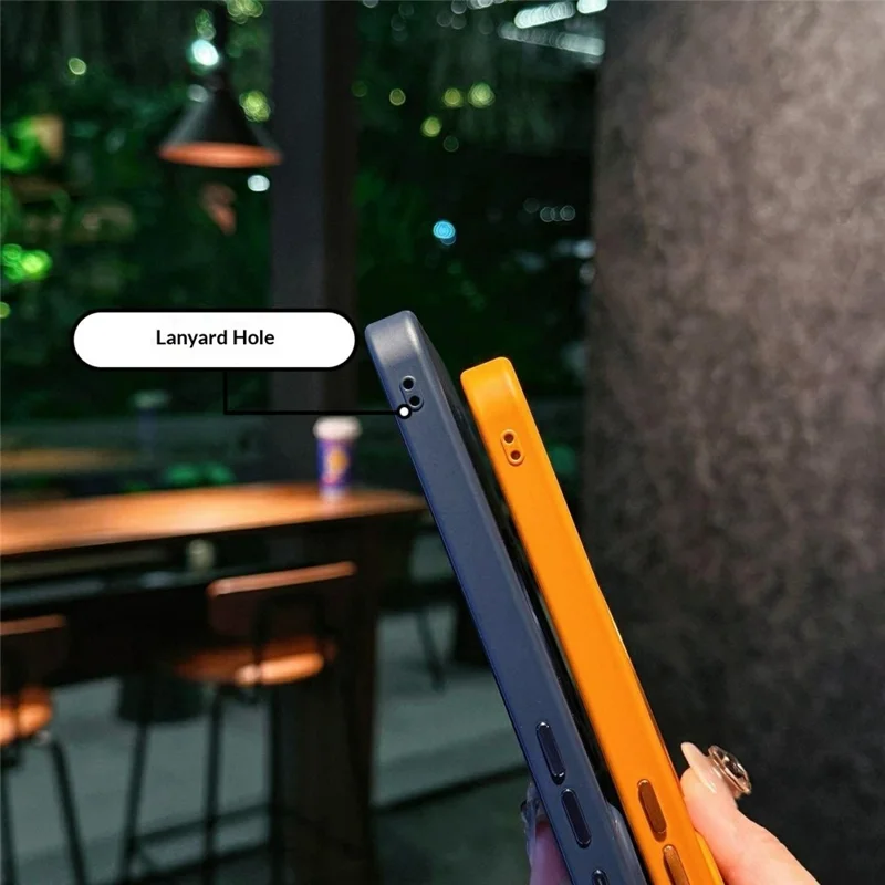 Für iPhone 17 Pro Max Hülle mit drehbarem Ständer PC + TPU stoßfest Rückseite kompatibel mit MagSafe - Orange