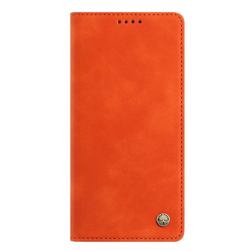 HX til iPhone 17 Pro Max Case RFID-blokerende wallet stående læderflip telefonbeskytning - Orange