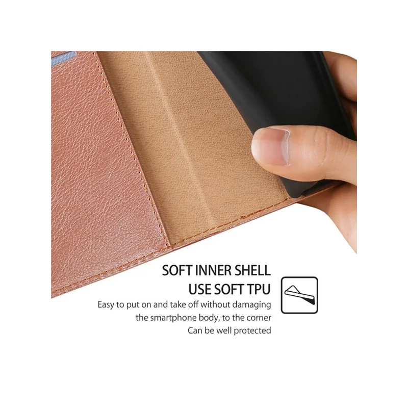 For Motorola Edge 70 5G Case Wallet PU Leather Magnetic Auto-Absorbed Phone Cover - Rose Gold