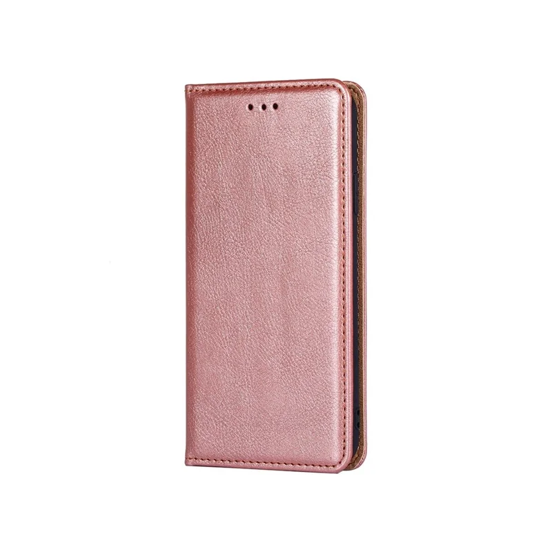 For Motorola Edge 70 5G Case Wallet PU Leather Magnetic Auto-Absorbed Phone Cover - Rose Gold