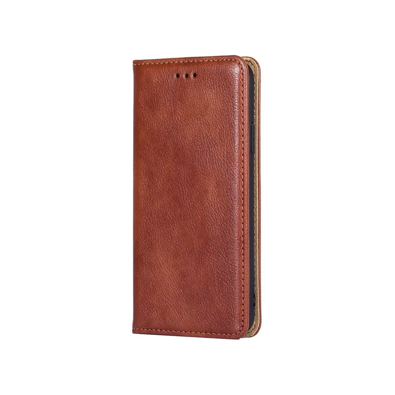 For Motorola Moto G06 4G Case Wallet PU Leather Magnetic Auto-Absorbed Phone Cover - Brown