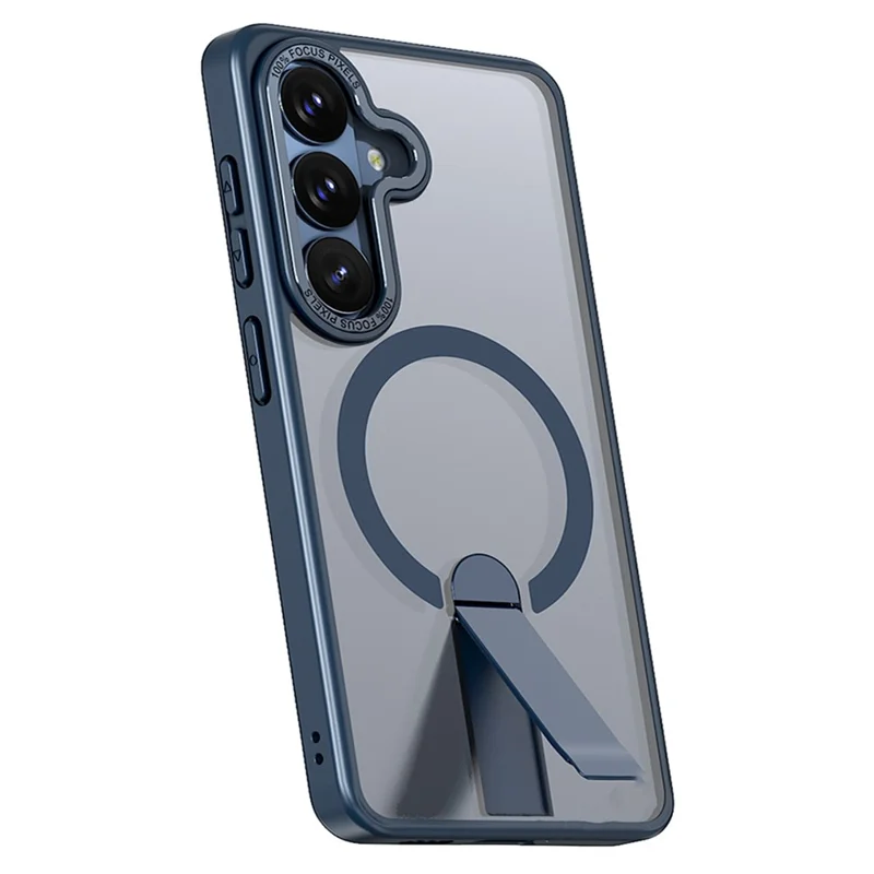 For Samsung Galaxy S26  /  S26 Pro Magnetic Case Kickstand TPU + Acrylic Phone Cover - Blue