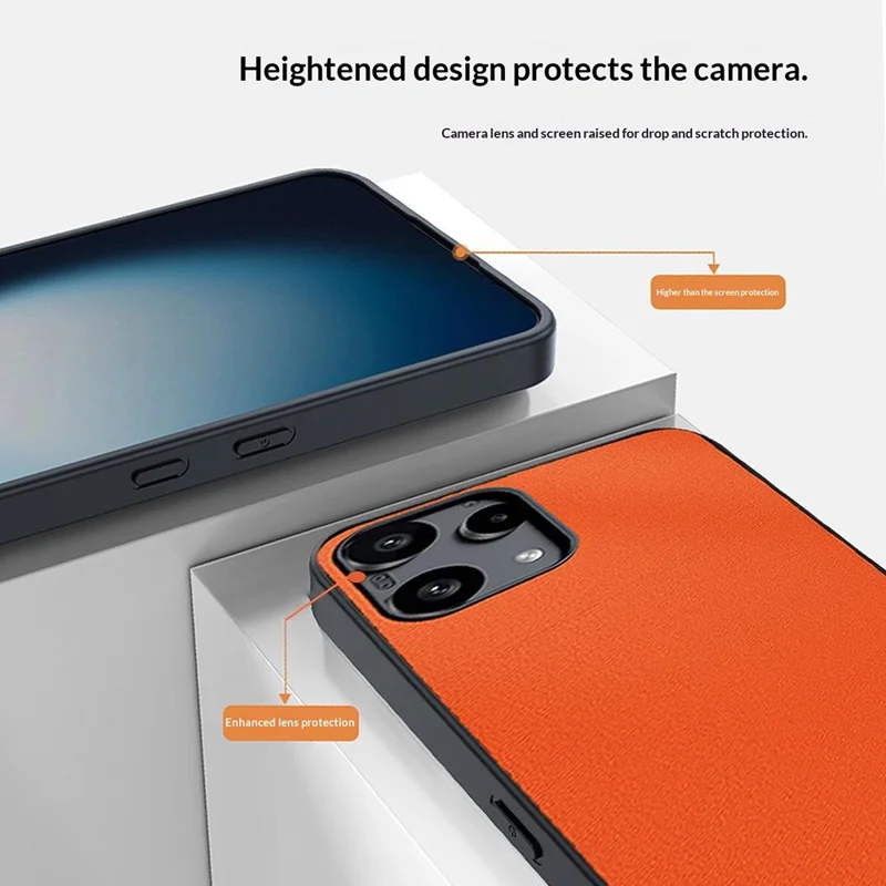 For Nothing Phone (3a) Lite 5G Case PU Leather Coated PC + TPU Anti-Drop Phone Cover - Green