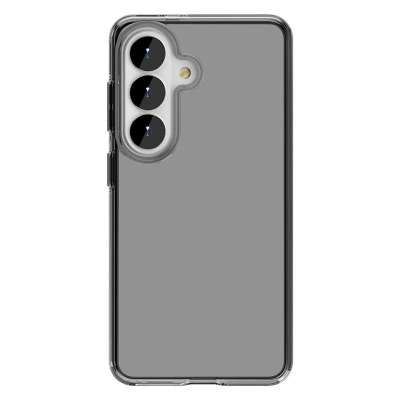 For Samsung Galaxy S26 Case PC + TPU Shockproof Clear Phone Cover - Transparent Grey