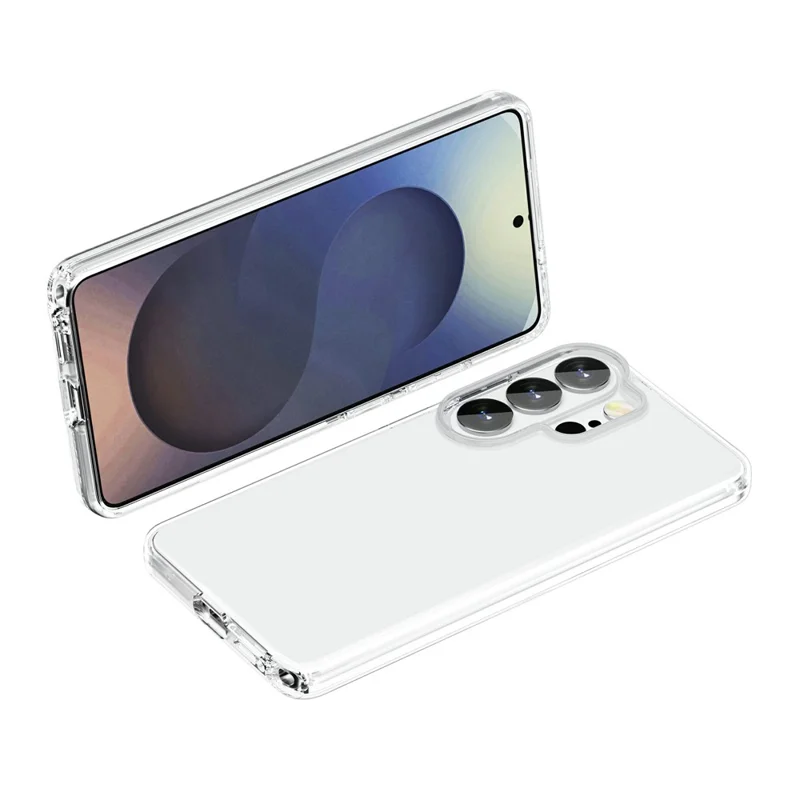 For Samsung Galaxy S26 Ultra Case PC + TPU Shockproof Clear Phone Cover - Transparent